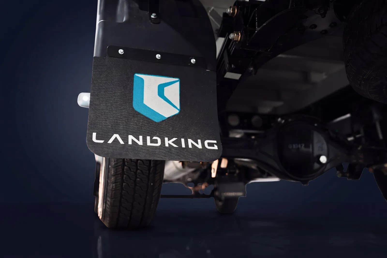 Guardabarros del Landking LK3 con la pollera LANDKING