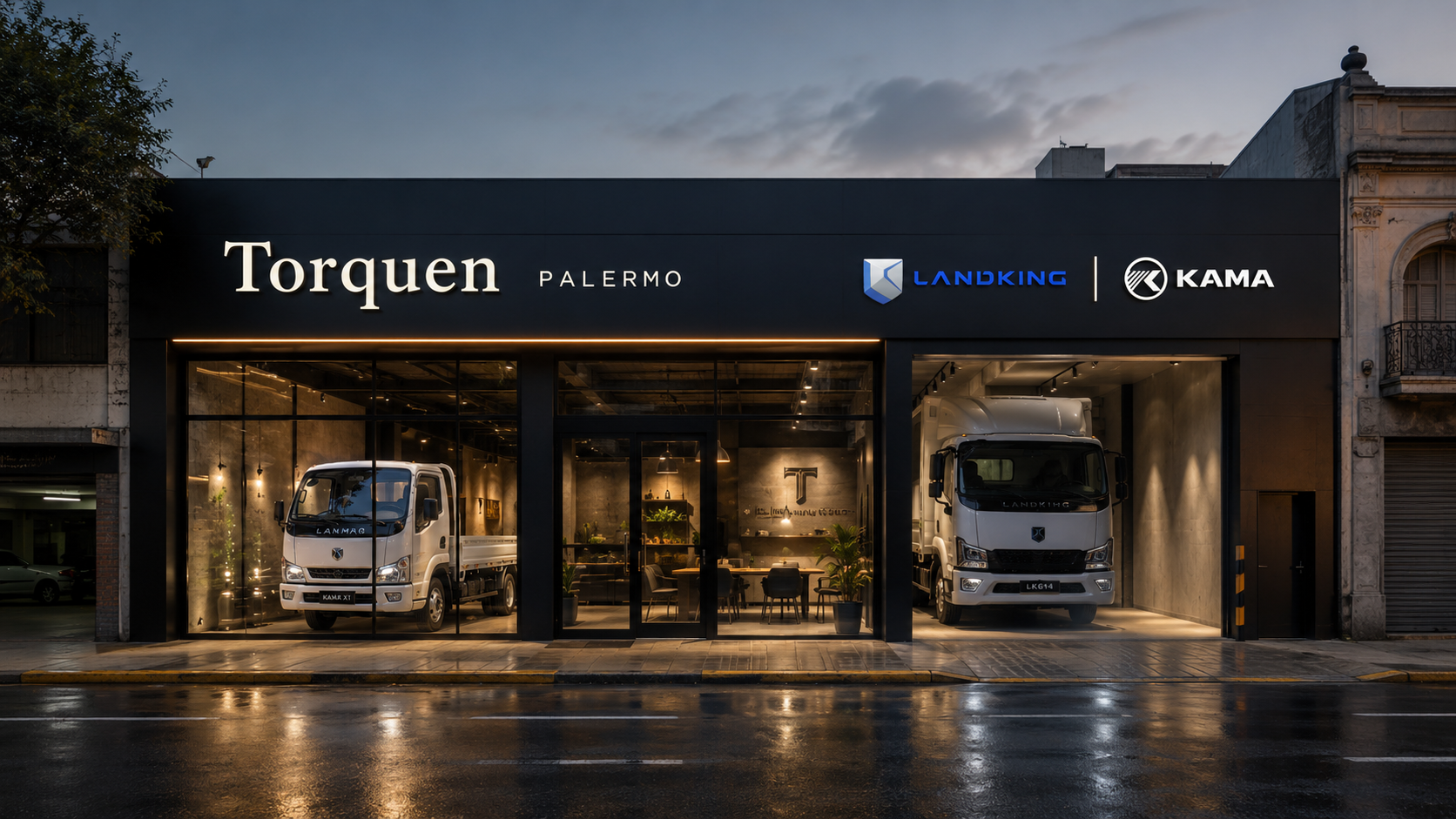 Render del frente de Torquen Palermo en Avenida Córdoba 4037